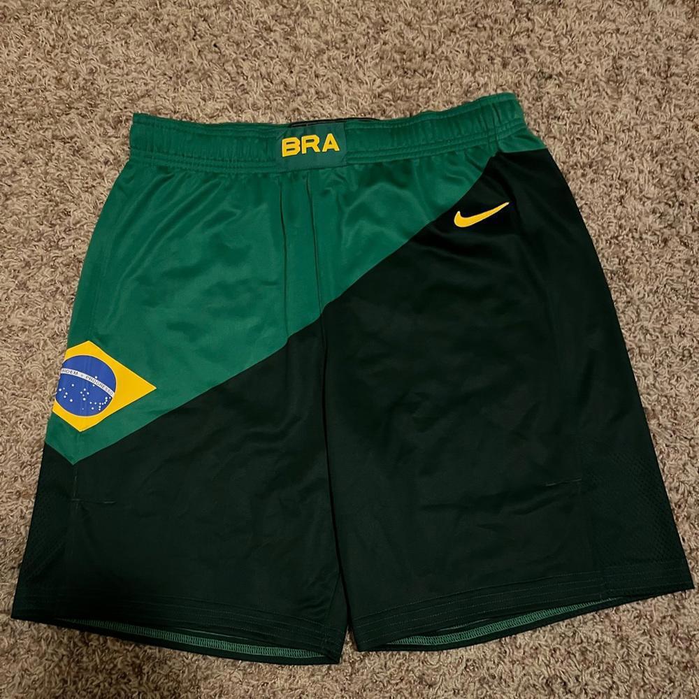 Nike 2020 Tokyo Olympic Game Issued Shorts Brazil